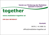 together Verein zur F&ouml;rderung der Mediation speziell in Schulen
